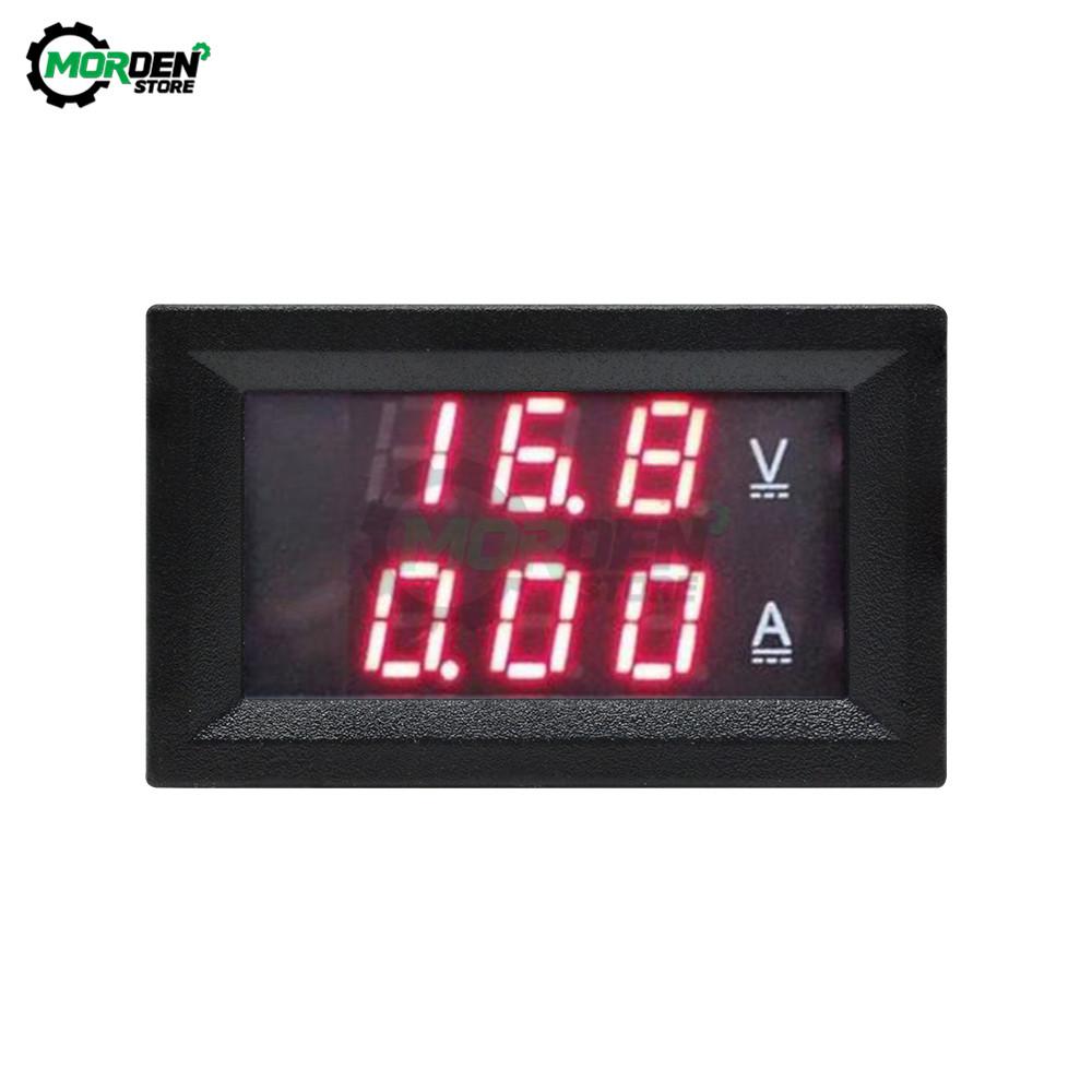 1.16Inch LED Digital Voltmeter Ammeter DC 1-111V 11A 11A 111A Panel Amp Volt Voltage Current Meter Tester Detector for Auto Car