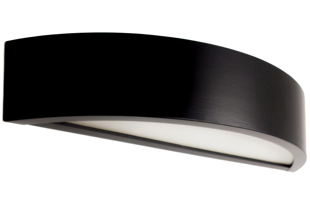 Wooden Wall Lamp LEJA Semi-ceiling Lamp Matte Black