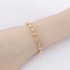 18K De Oro Gold Plated Cubic Zirconia Copper Pro Mayor Pulsera De Mujer Fashion Jewelry Custom Diamond Women Bracelet