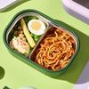 2 Compartments Fruit Lunch Box Leak-Proof Food Storage Box Portable Lunch Container  Girls