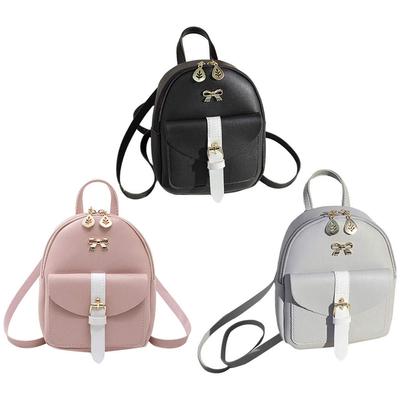 Women's Handbag and Backpack Casual Mini  Girls Shoulder Bag PU Leather Small Backpack Ladies School Bag Travel Rucksack Daypacks