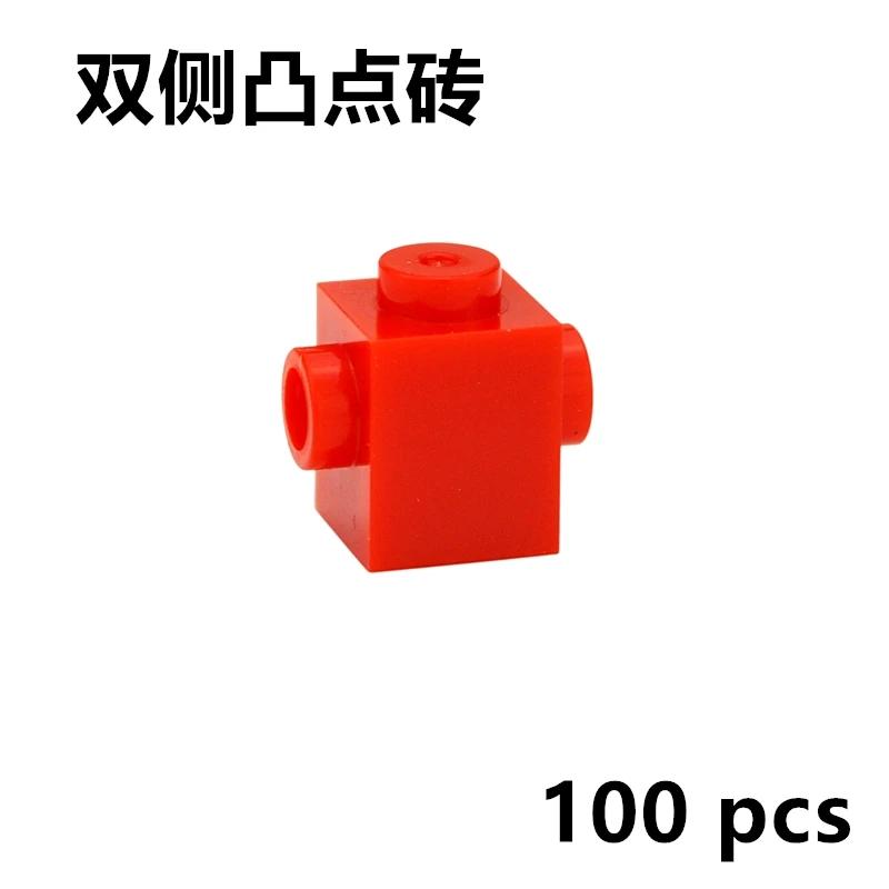 DIY Educational Bricks Modified 1x1 with Studs on 2 Sides Opposite Assembles Particles MOC Parts 47905 Toys for Children