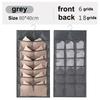 Double Sides Hanging Storage Bag Underwear Socks Bras Foldable Organizer Home Use Wardrobe Hanging Bag