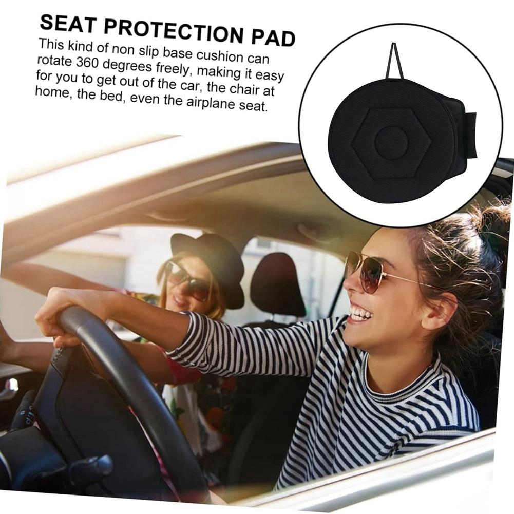 NEW-2Pcs 360°Rotating Seat Cushion For Car,15.7In Seat Cushion For Car,Swivel Seat For Elderly For Home,Office Chairs