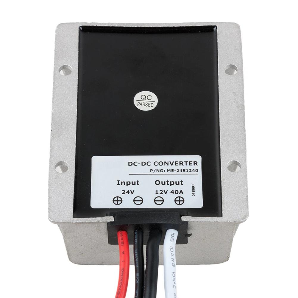 Compact Waterproof Converter DC-DC Step Down 40A No-load Current 50mA Overcurrent Protection Overvoltage Protection