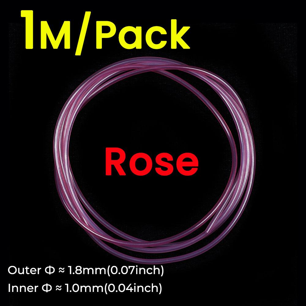 1-6Packs Semi Rigid Tube Fly Tying Material 1.8mm/1.0mm 1M Inner Tube for Salmon Streamer Flies 6 Colors Perfect