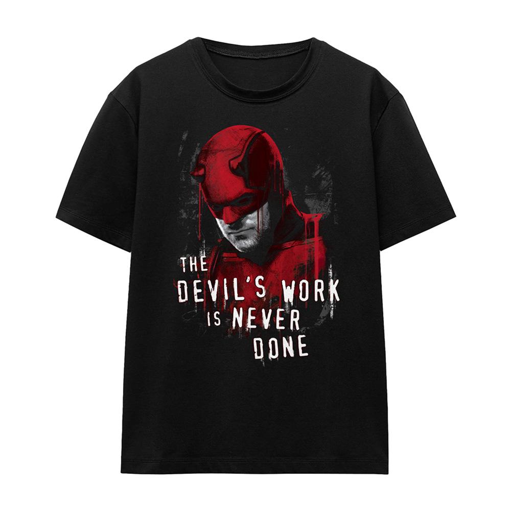 Daredevil Womens/Ladies Born Again The Devil´s Work Is Never Done T-Shirt