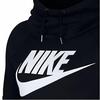 Nike Толстовки Женские Черные С Капюшоном Умеренные Обычные (унисекс) Толстовки 938061 010