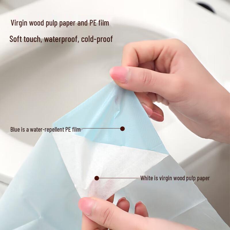 Disposable Electron Beam Sterilized Travel Toilet Seat Covers