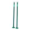 2 Pieces Tennis Singles Stick Aluminum Post Powder-Coated