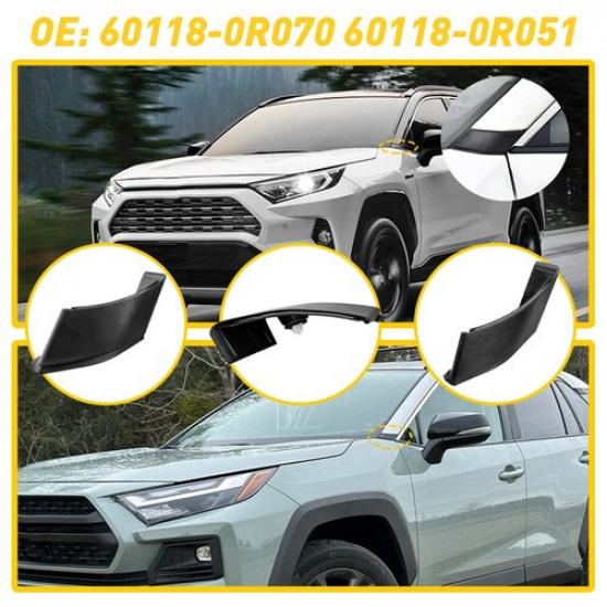 Fits RAV4 - Toyota Left A-Pillar Trim Panel Cover Black Cap 60118-0R051