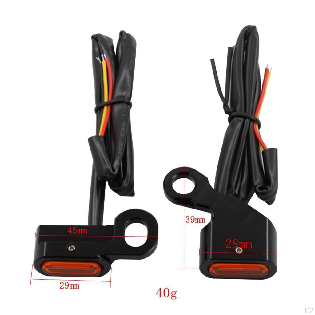 Front Indicator Running Light for Softails Sportsters, Made of High Quality Billet Aluminum,