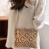 2025 Handmade Ancient Style Women's Crochet Rope Bag - Mori Girl Casual