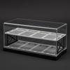 1:64 Toy Car Garage Acrylic Protective Cover Twotier Parking
