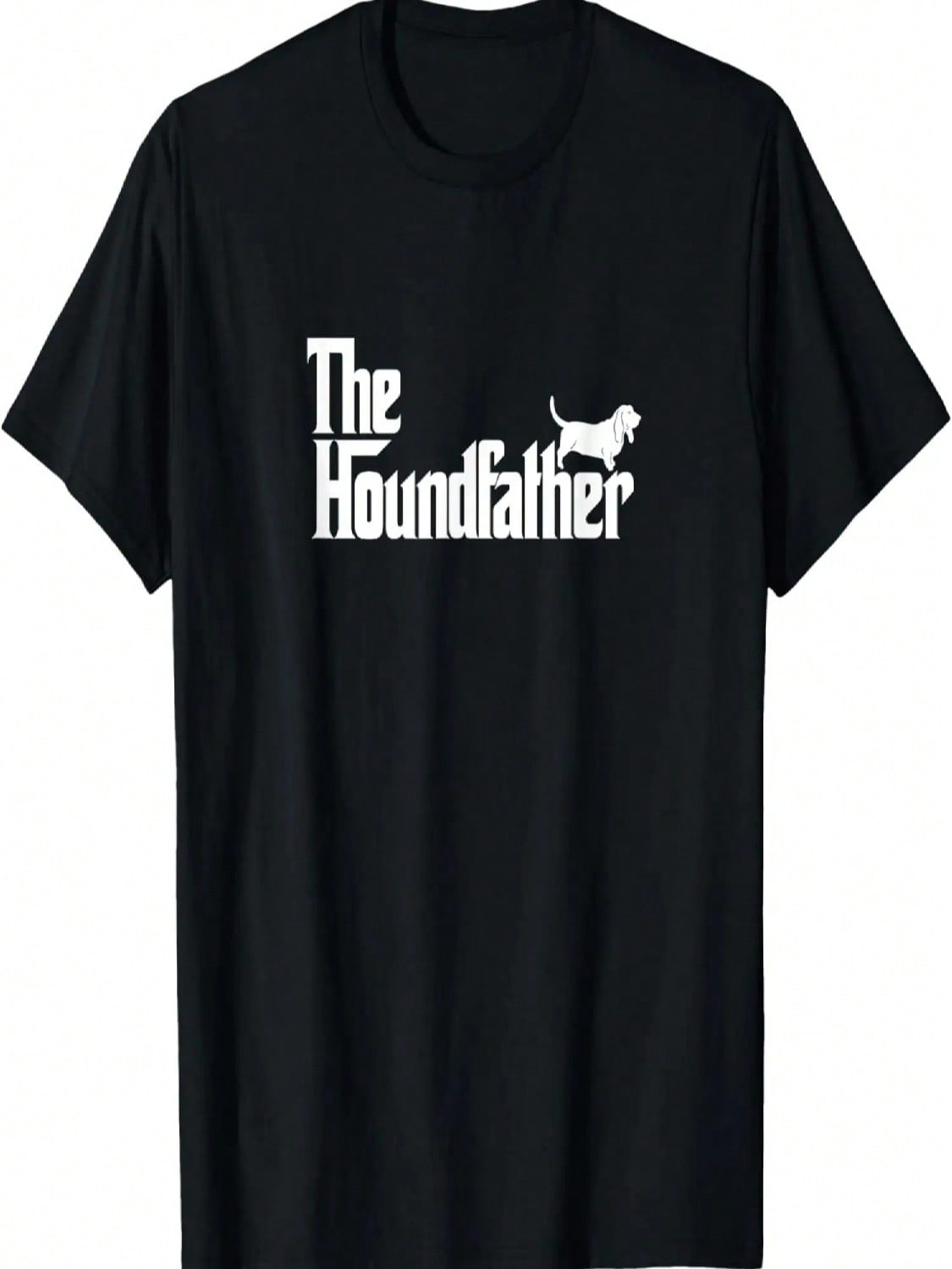 Funny Basset Hound Father Dog Shirt The Houndfather T-Shirt S разноцветный