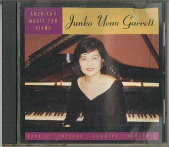 

CD JUNKO UENO GARRETT - American Music For Piano JUG31959CD GARRETT RECORD Japan Classical Used