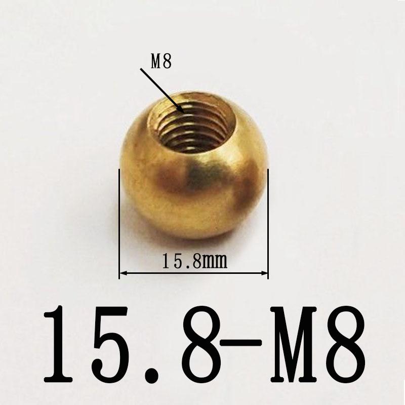 1PCS Brass Thread Hole Ball For CNC Later Machine