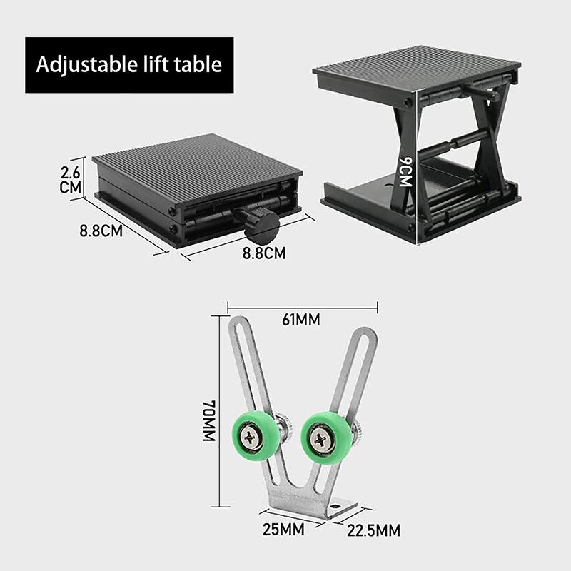 Fishing Rod Epoxy Applicator Holder Fishing Rod Winding Machine Support-Stand Rod-Building Tool Rod Repair Machine Fishing Tool