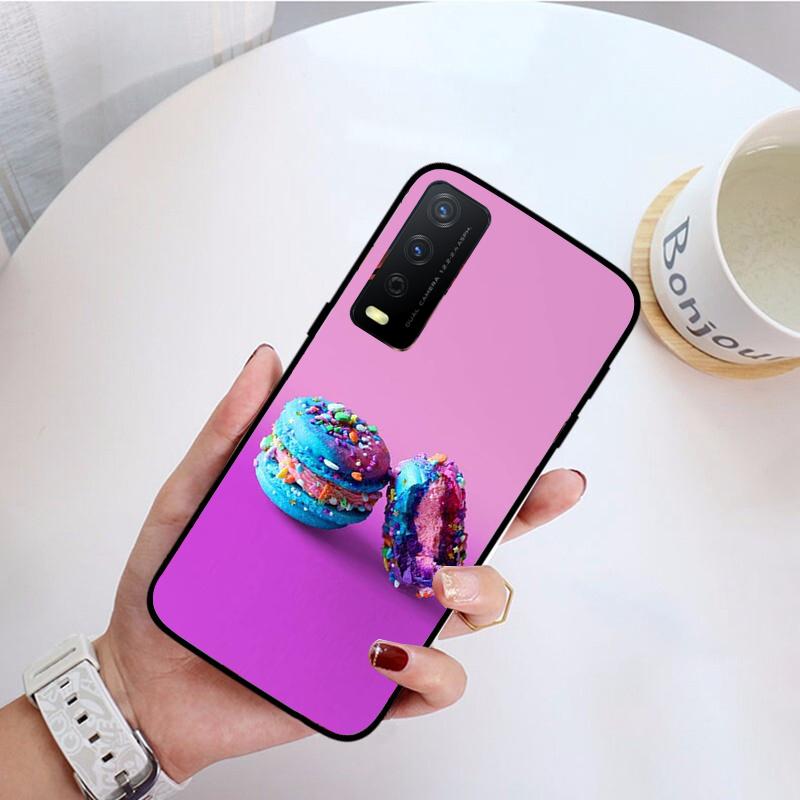Macaron Handyhülle für VIVO Y31 Y21S Y21 Y15S Y53S Y11S Y12 V21 V21E Y20 Y70 1907 V17Neo Y21S Y33S Y72