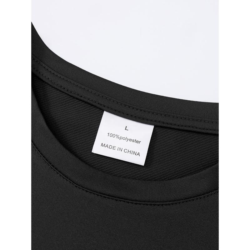 European sizes Men'S Gothic "Blessed" Print T-Shirt - Casual, Breathable Polyester, Round Neck, Summer Streetwear, Regular Fit,Gothic Tshirt