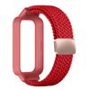 Pulseira Trançada+Capa de PC para Xiaomi mi band 9 8 active acessórios esportes magnético Pulseira de Nylon correa+Capa para Redmi band 3 2