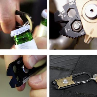 20 In 1 Wrench Screwdriver Edc Outdoor Portable Multifunction  Tool Key Chain