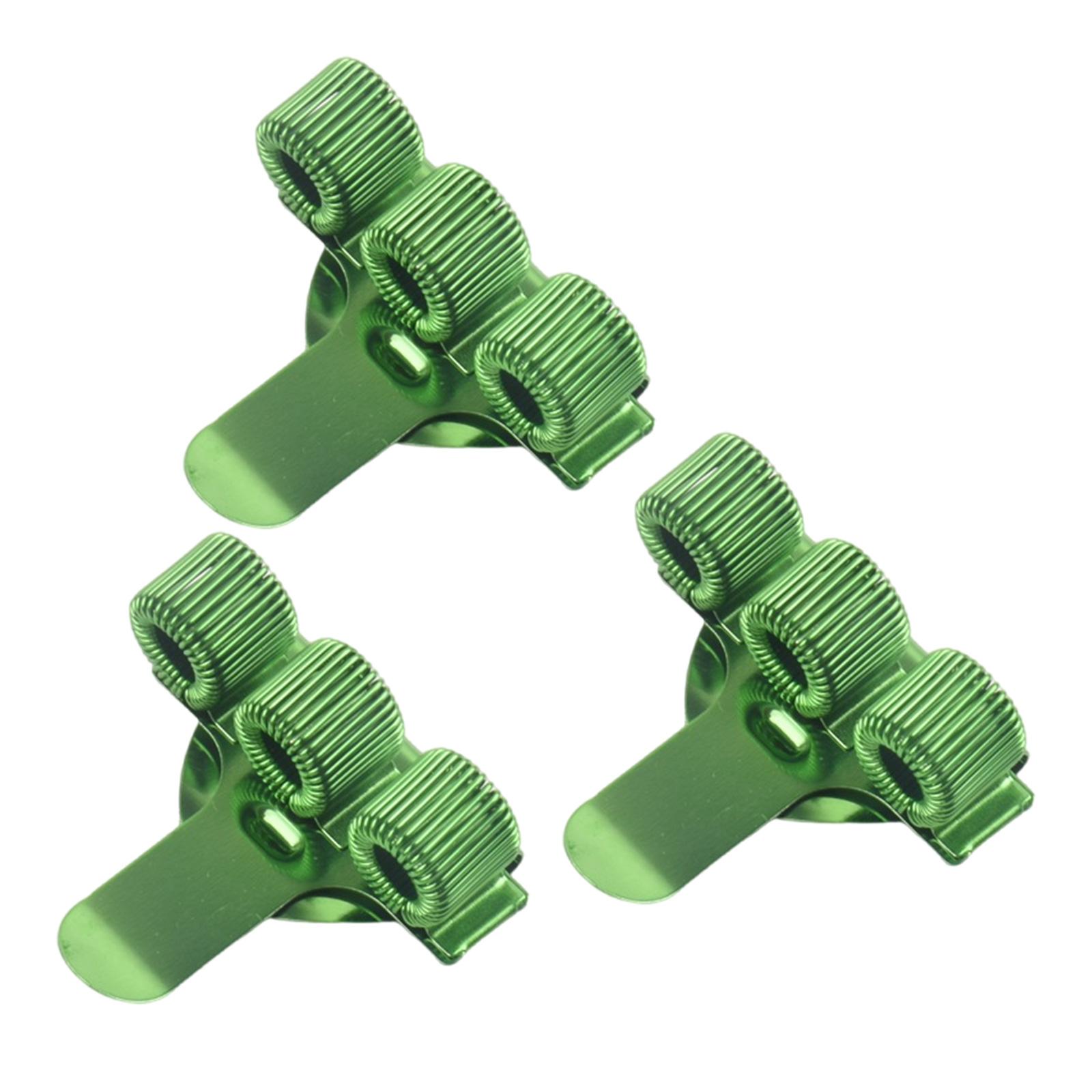 

3 шт. металлический держатель для ручек с тройным отверстием и карманным зажимом, металлические держатели для карандашей, регулируемые пружинные кольца для врачей и медсестер 7