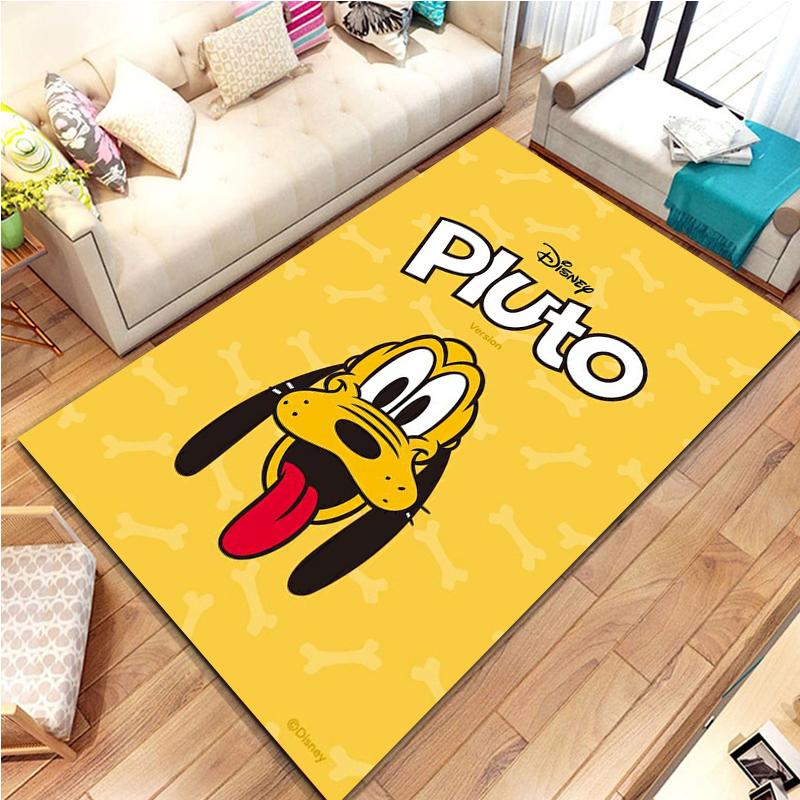Tappeti Tappeti Disney Pluto con Motivo 3D Grande Area per Casa Soggiorno Camera da Letto Divano Zerbino Decorazione Tappetino Antiscivolo per Bambini Potdemiel