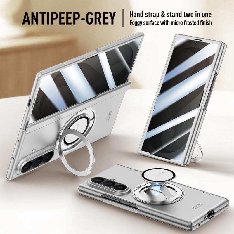 Magnetic Rebound Handheld Rotating Stand Phone Case for Samsung Z Fold 8 Ultra Galaxy Z Fold8 Glass Screen Hinge Protect Cover