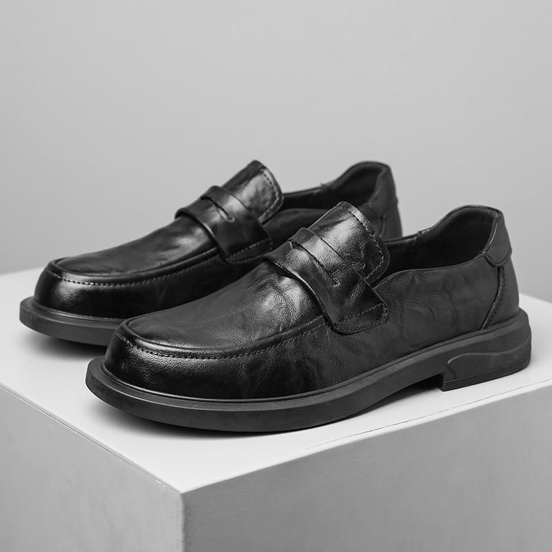 Business Casual Leather Men Shoes Genuine Leather Oxford Shoes For Men Flats Shoes