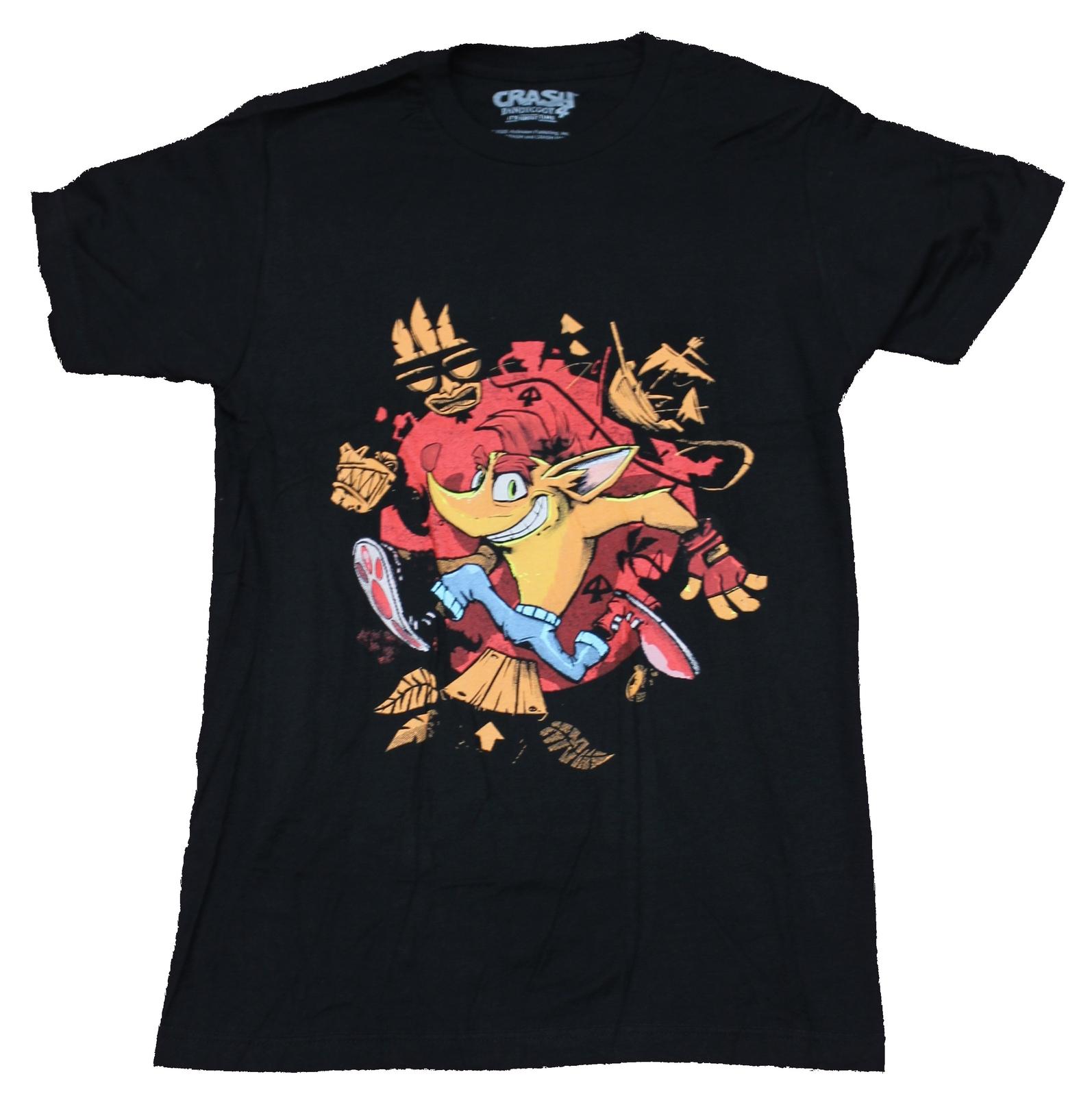 Crash Bandicoot 4 Adult New T-Shirt - IT s About Time Sketchy Pic XXXXL
