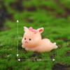 Pig Toy Gift Microlandscape Multiple Poses Resin Material Decoration Desktop