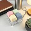 4 Keys Keyboard Fidget Keychain Clicky Mechanical Stress Relief Toy With Sound Portable Sensory Calming Keyring For Adults Teens