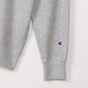 Champion Basic Crew Neck Oxford Long Fleece Embroidered Men's Sweatshirt, Gray, Sleeve, Lining, Logo, C3-W001Z