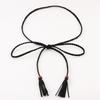Adjustable Waist Rope Tassel Braided Belts High-quality Tassel Belt