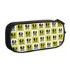 CHI ETA PHI Checkered Plaid  School Pencil Case Boy Girl Big Capacity Sorority Nurse 1932  Pencil Bag Pouch Students Stationery