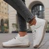 Unisex Mittelhohe Martin Boots - Runde Zehenpartie Schnürung Freizeitstiefel mit genähter Gummisohle, Bequeme Arbeitsstiefel für Damen und Herren