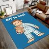 1pc Curious George (2) Design Printed Area Rug Carpet for Bedroom Living Room Home Decor Rugs Mat Non Slip Mat Rug for Bedside