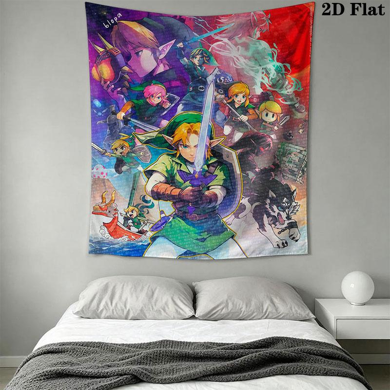 Fantasy Games Wall Hanging Printed Fabric Blanket Decorative Tapestries for Bedroom Living Room Home Decor
