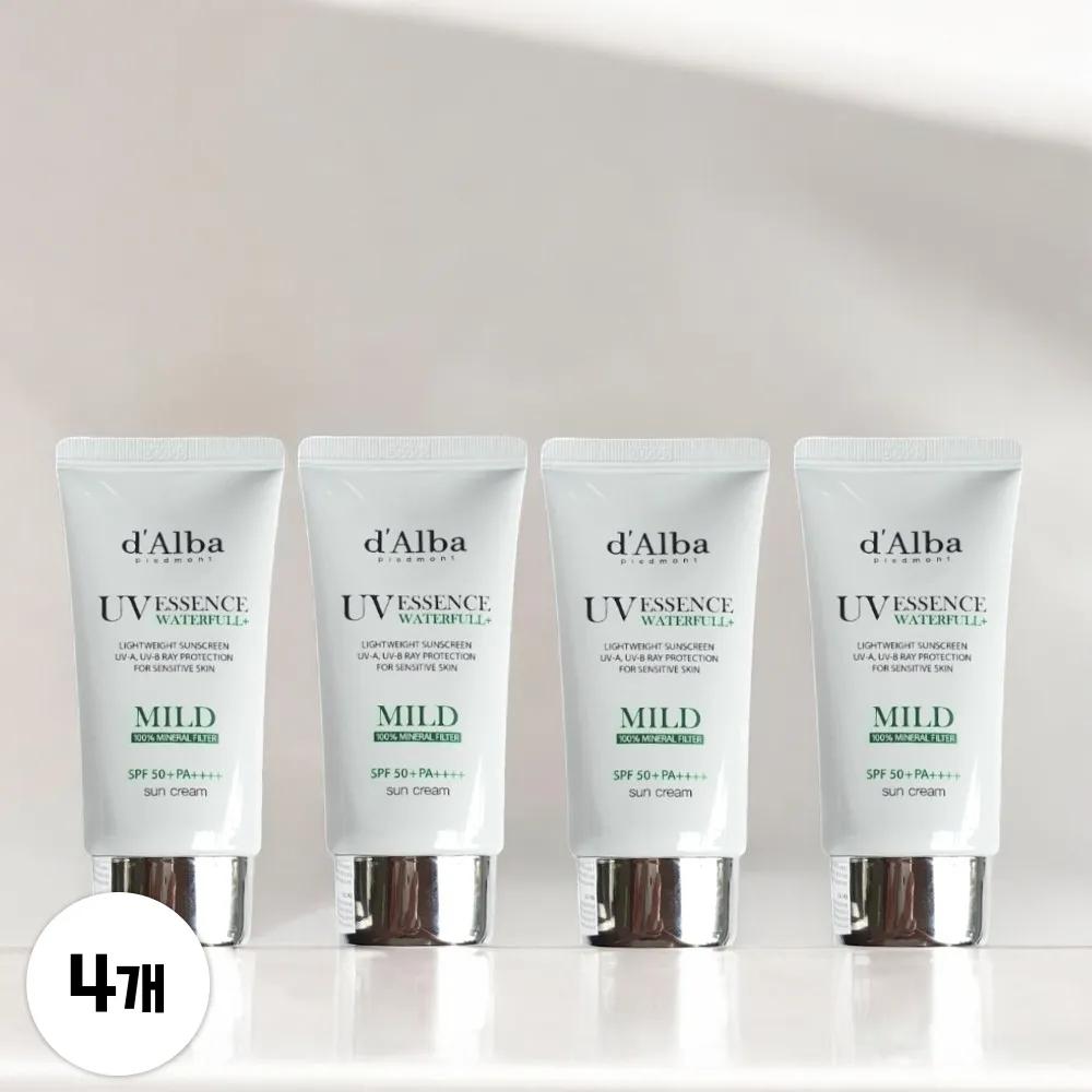 

d Alba Waterful Mild Sun Cream SPF50+ 50ml 4 Pieces