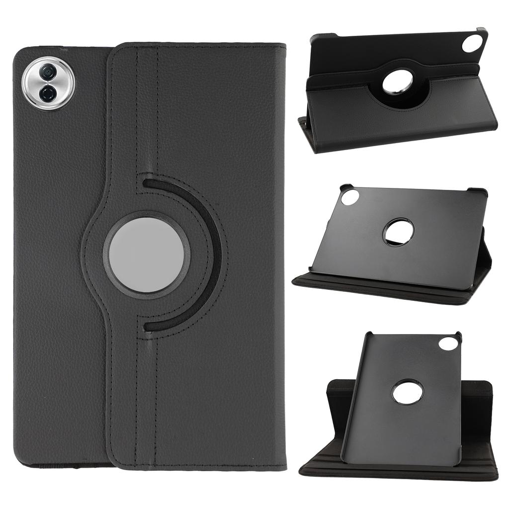 For Honor Pad 10 Case Rotating Stand PU Leather+PC Tablet Cover with Elastic Band
