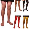 Glänzende, transparente, oberschenkelhohe Strümpfe für Herren, einfarbig, dehnbar, für Cosplay-Events