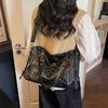 2026 New Korean Style Women's Bag Trendy Handbag Large Capacity Tote Bag Rivet Shoulder Underarm Bag Daily Commute Fashi Purse