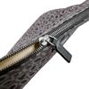 Gucci Leopard Print Clutch Bag Hand Pouch Gray Canvas Unisex Used