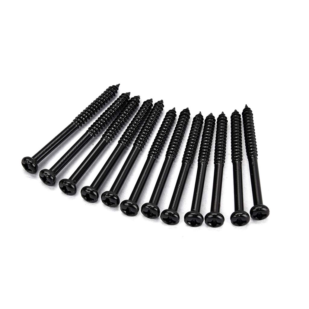 12 Replacement and Small Parts Metal Bass Pickup Screws for Bass Screw Repair