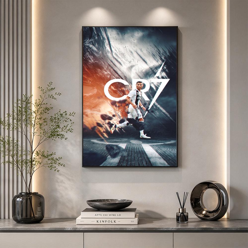 Cristiano Ronaldo 5D Diamond Painting Round Diamond Rhinestones Mosaic Diamond Embroidery Wall Paintings Rhinestones Gift Frameless