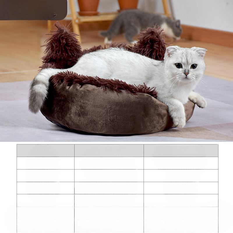 

Гнездо для кошачьих ушей, универсальный коврик для собак на все времена года, съемное и моющееся гнездо для кошек, гнездо для маленьких и средних собак, принадлежности для питомника S
