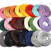 10 Yards/Los Echtes Lederband Durchmesser 1/1,5/2/3mm Buntes Rundes Lederseil Für DIY Armband Halskette Schmuckherstellung Zubehör