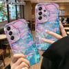 Phone Case: 2D Flat Samsung Galaxy A34 A35 M05 M06 S20 S22 S21 FE Plus 5G Protective Case, Shimmering Water Surface, Christmas and Halloween Gifts