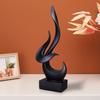 Creative Flame Bird Statues Abstract Sculpture Desk Ornament Vintage Gift Study Office Home Interior Arrange Decorative Item